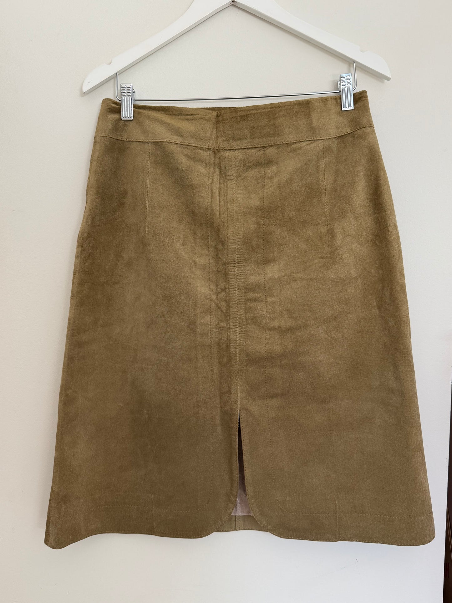 Bergdorf Suede Skirt (10)