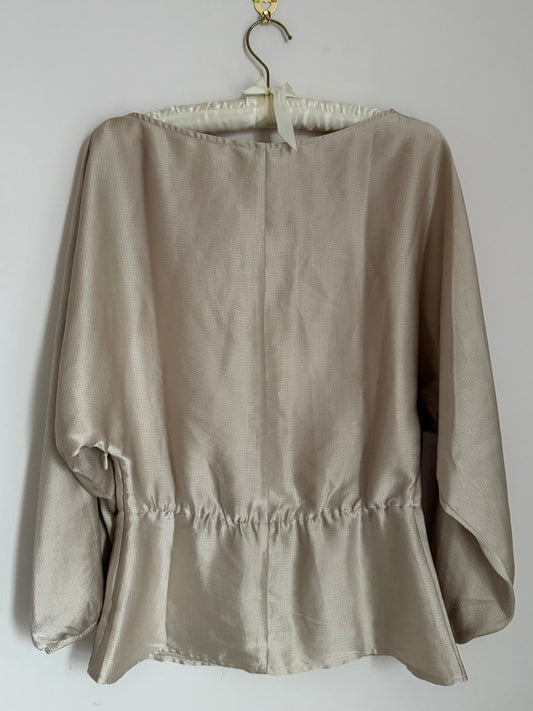 Champagne Glow Cinched-Waist Top (10)