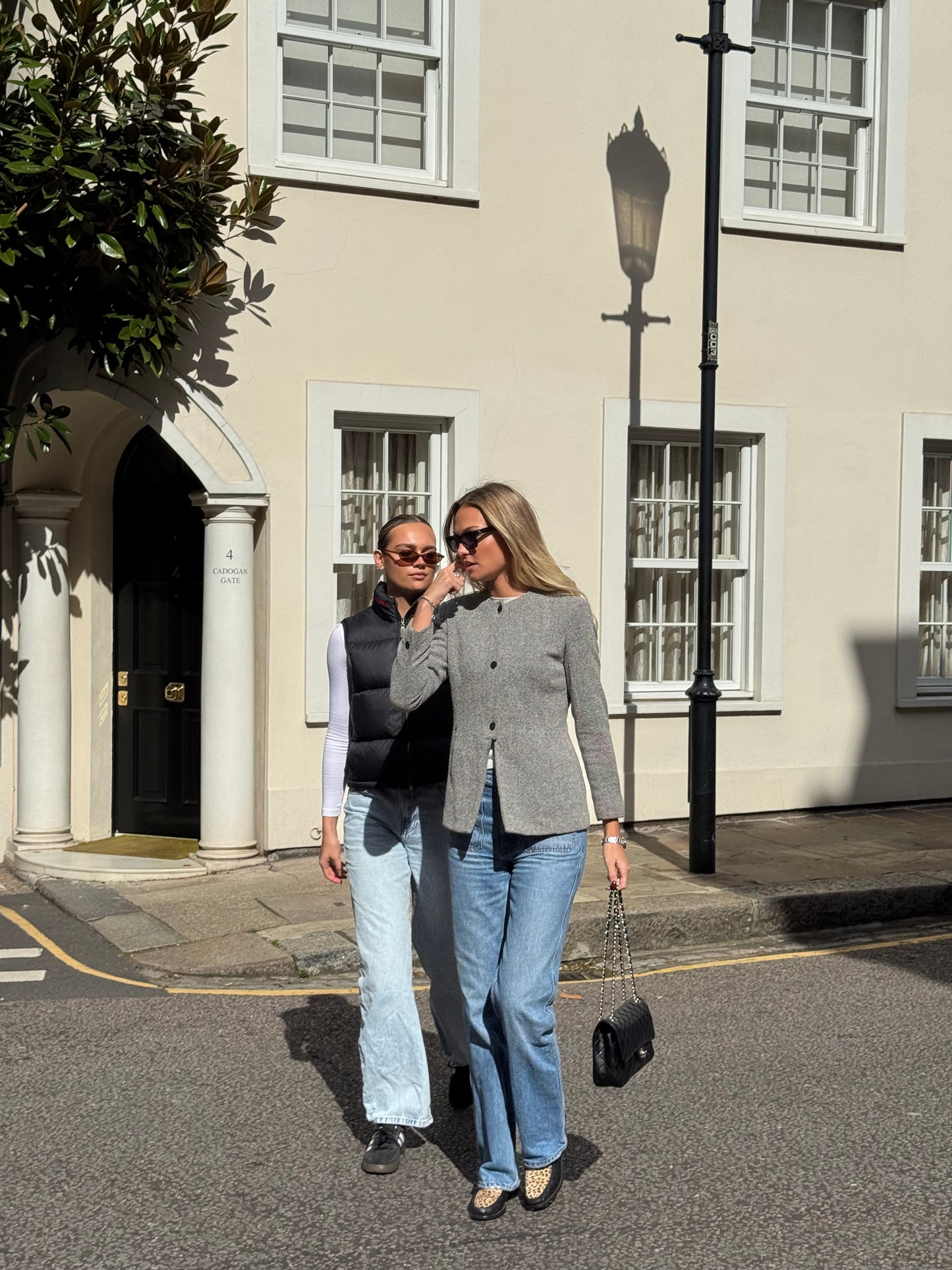 Kendall- Grey Collarless Blazer (8)