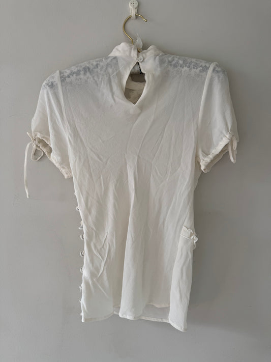 Romantic Sheer Ruffle Detail Top (8)