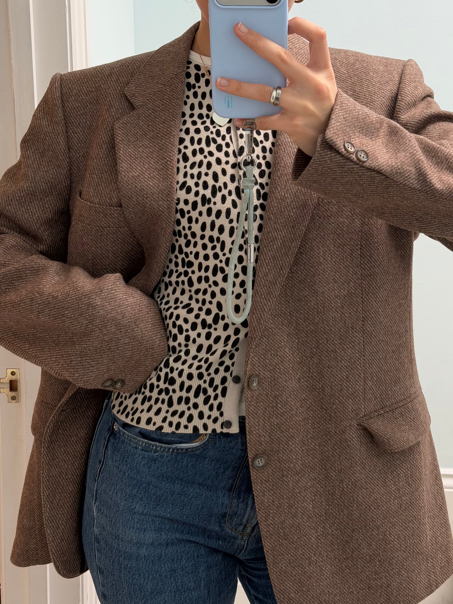 Snow Leopard Cardigan (S)