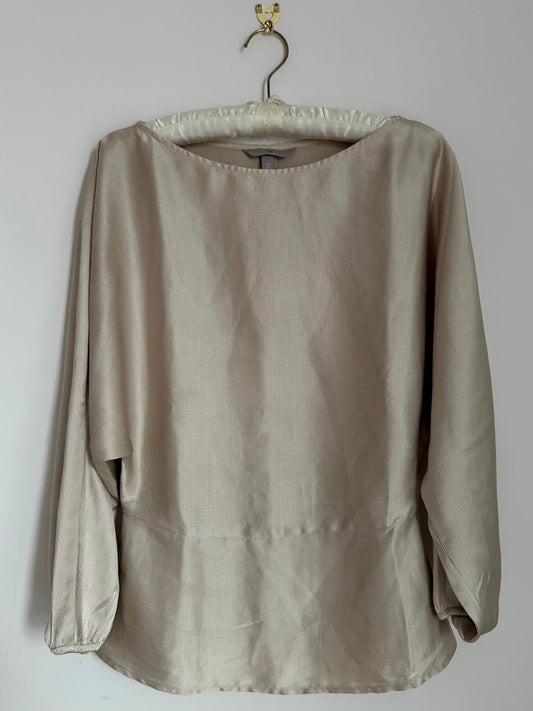 Champagne Glow Cinched-Waist Top (10)