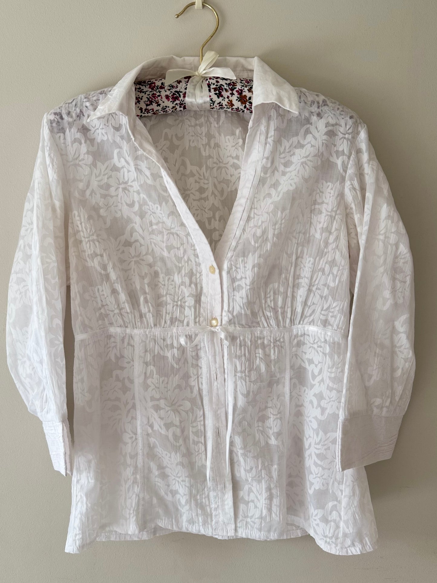 Boho Tie Waist Blouse (10)