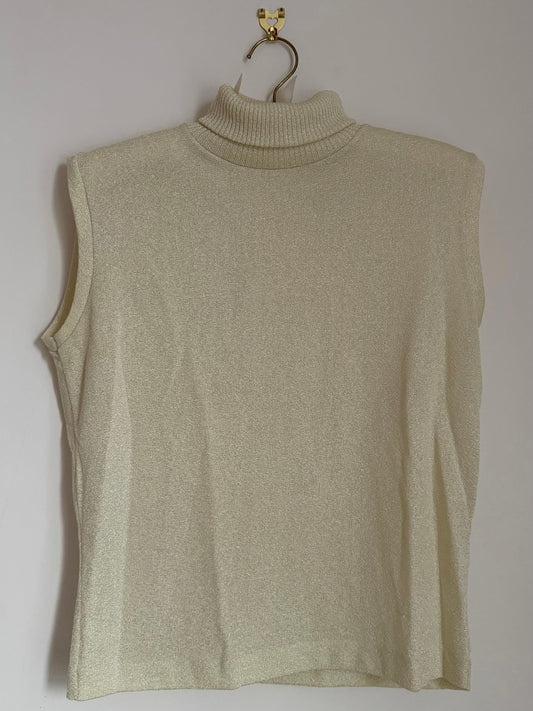 Winter Vanilla High-Neck Top (S)