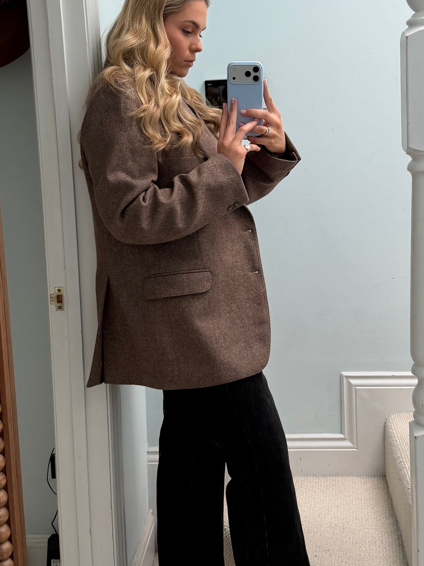 Brown oversized blazer (M)