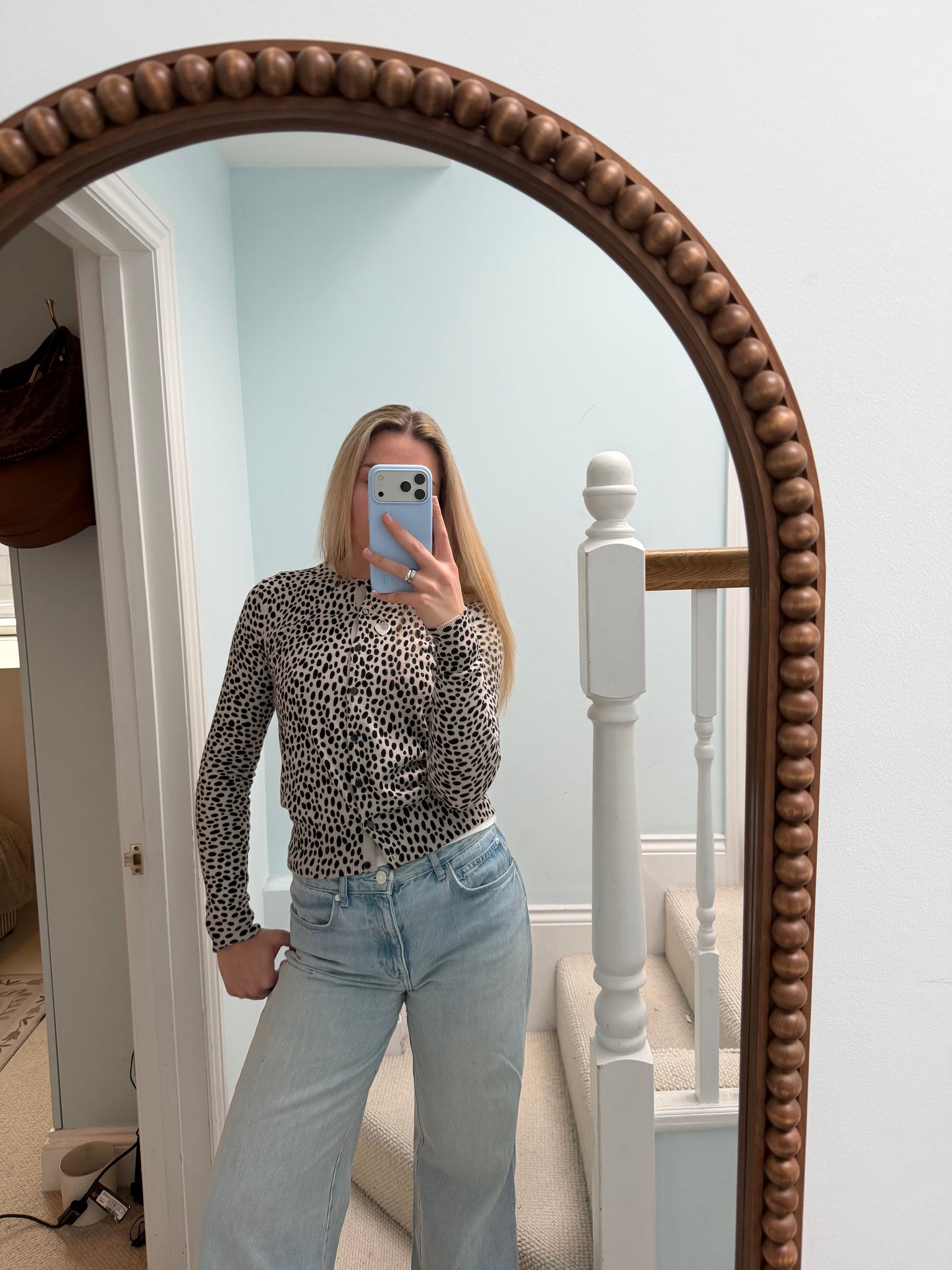 Snow Leopard Cardigan (S)