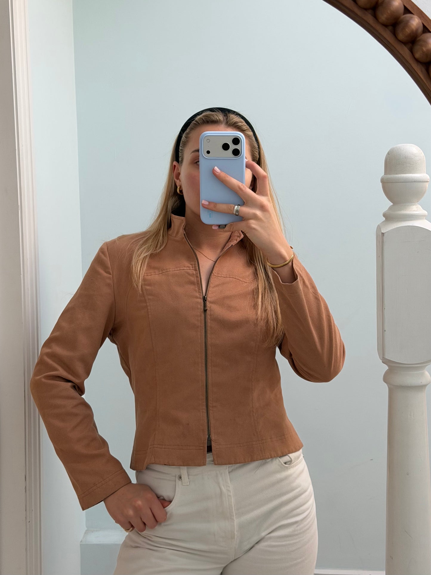 Suede Zip Up Top (10)