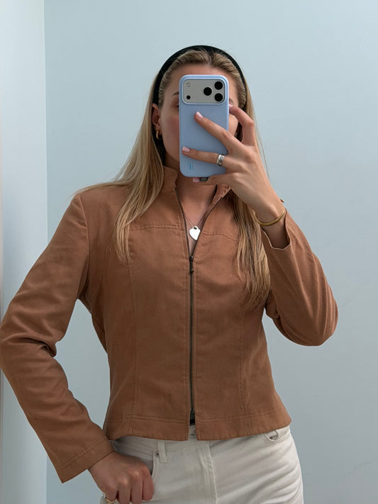 Suede Zip Up Top (10)