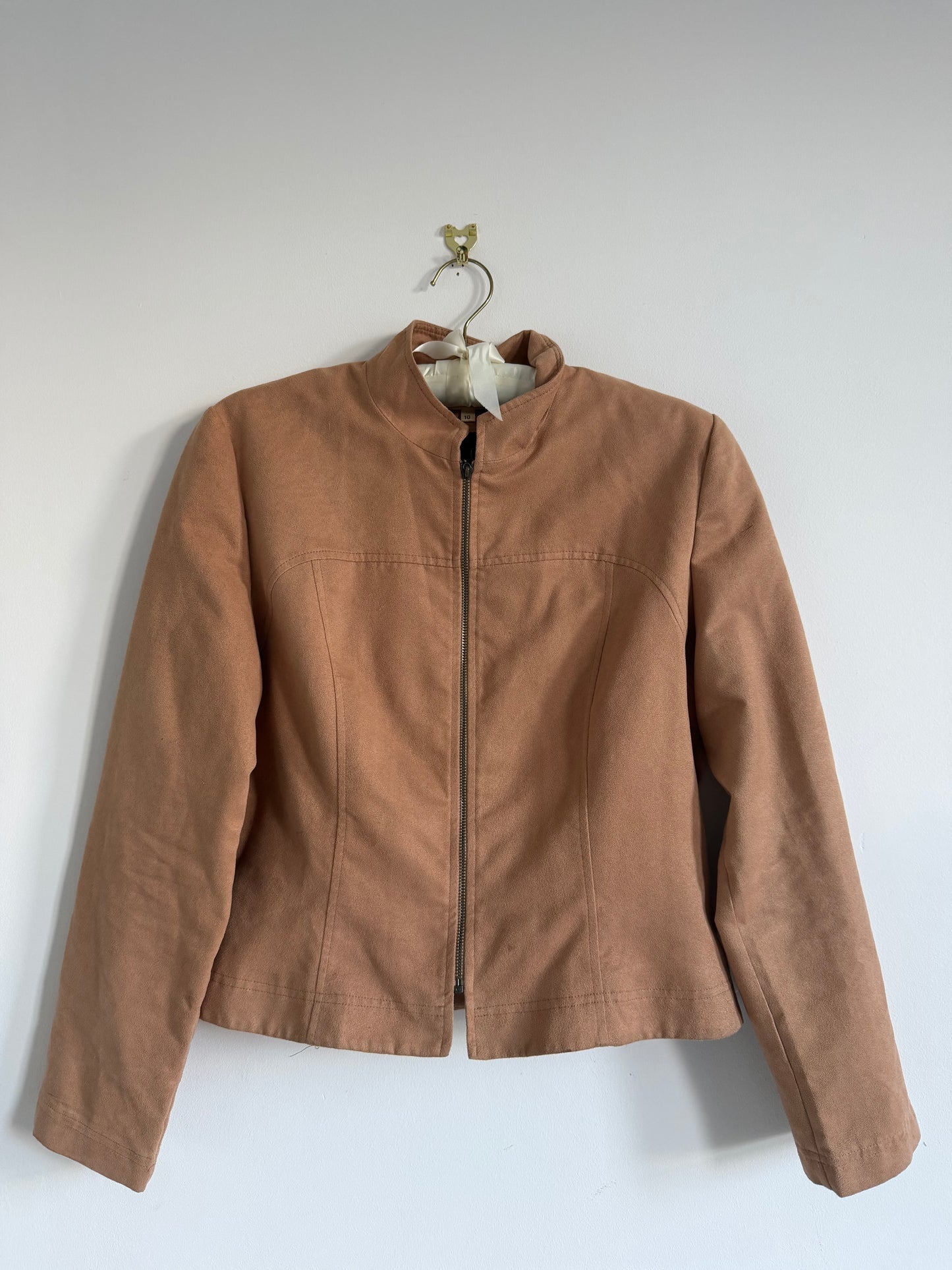 Suede Zip Up Top (10)