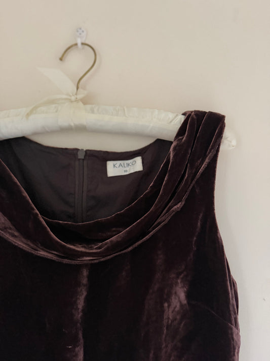 Espresso Velvet Top
