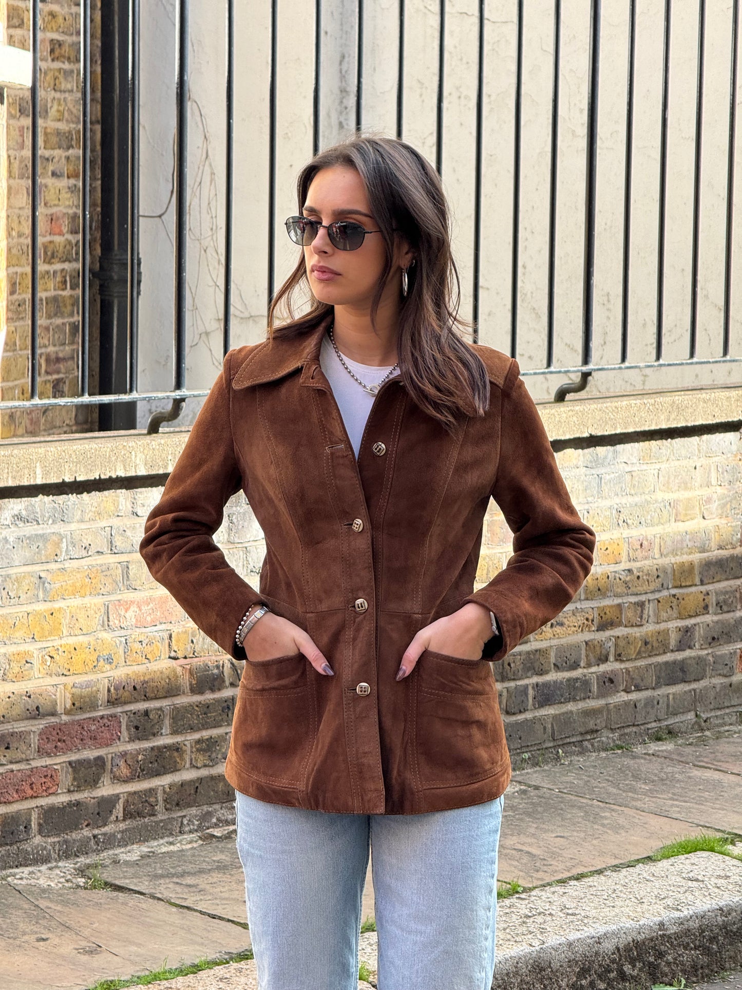 Cara- Brown Suede Jacket (8)