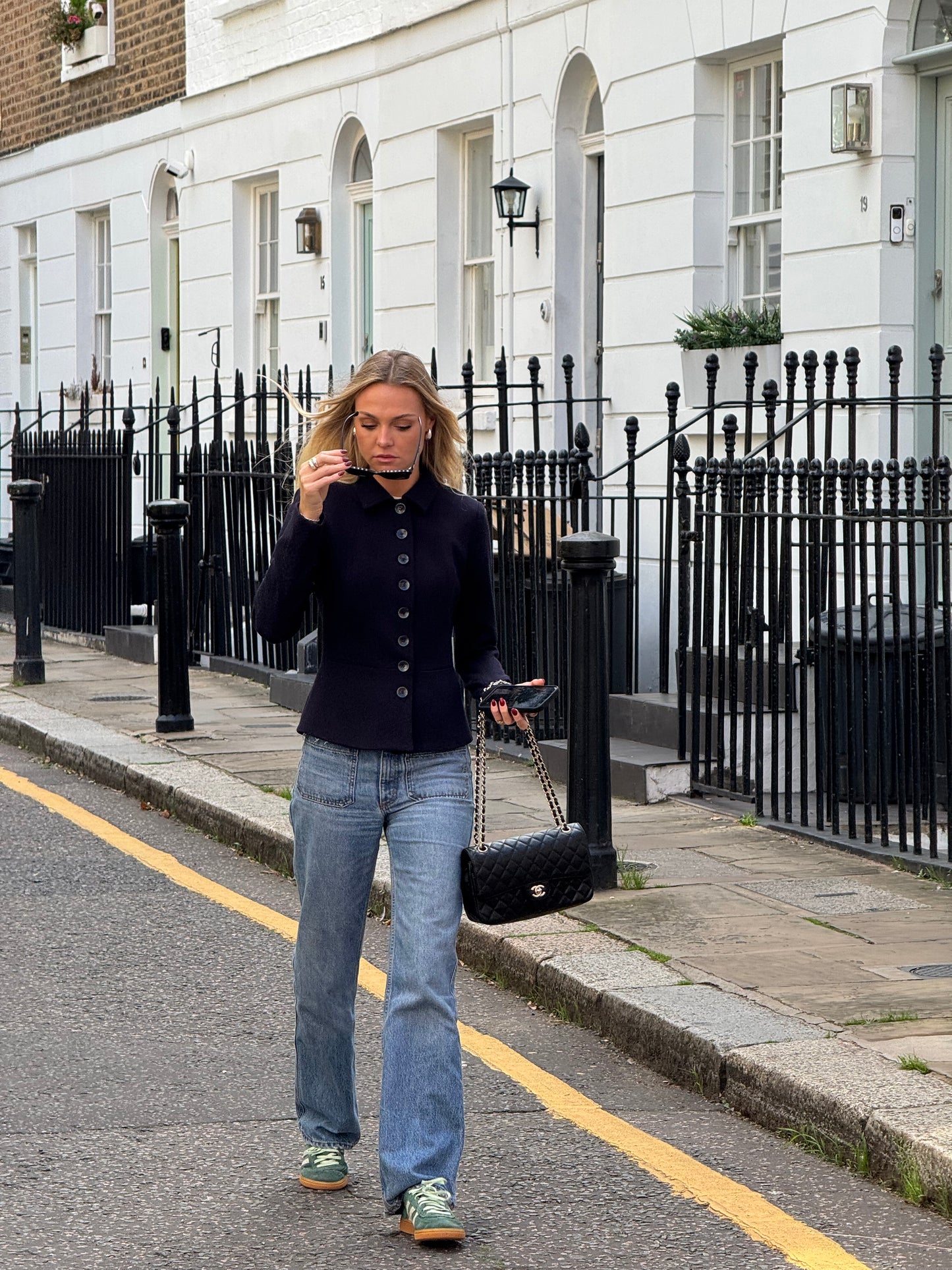 Gigi Navy Fitted Jacket (8)