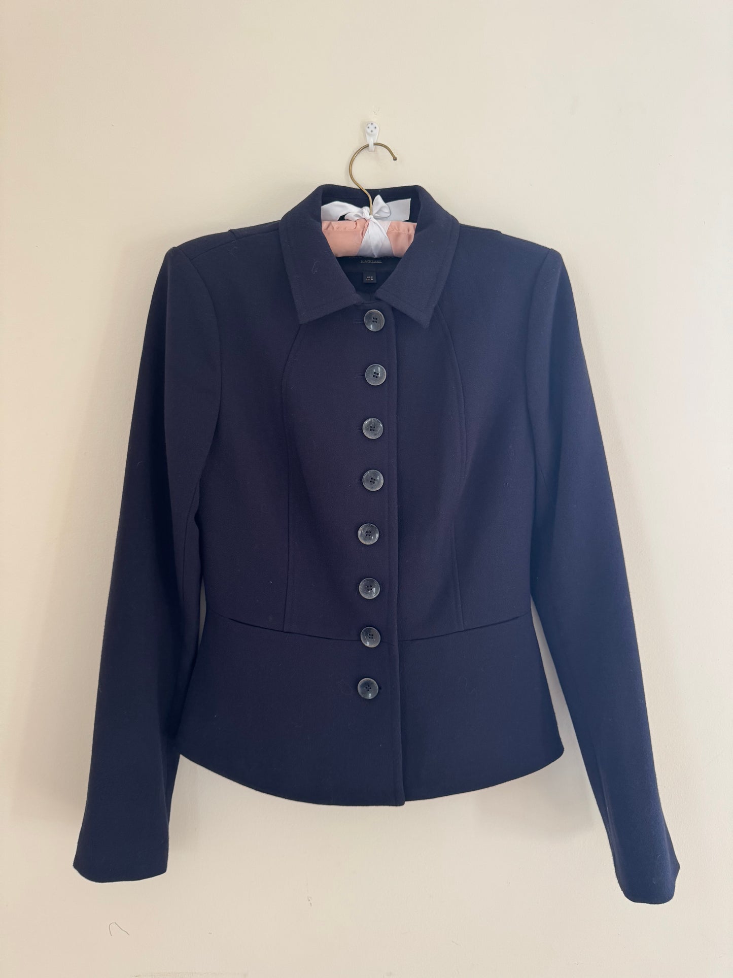 Gigi Navy Fitted Jacket (8)