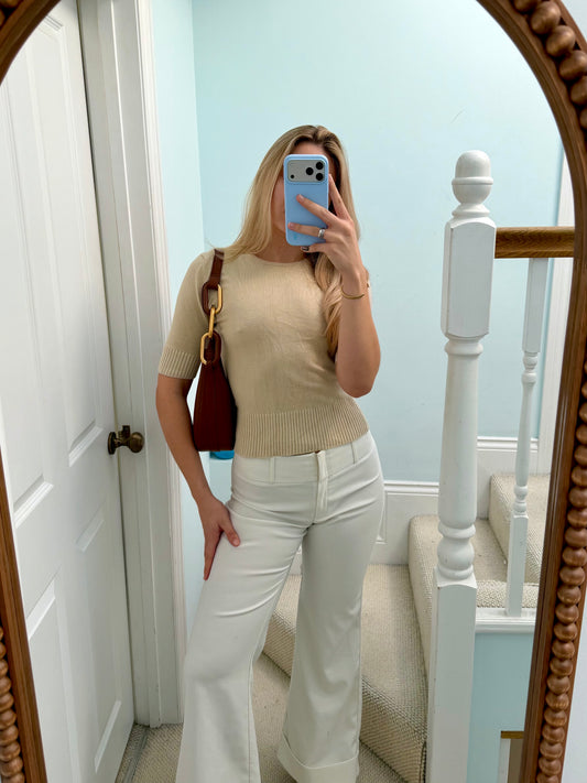 Soft Beige Knit Top (8)