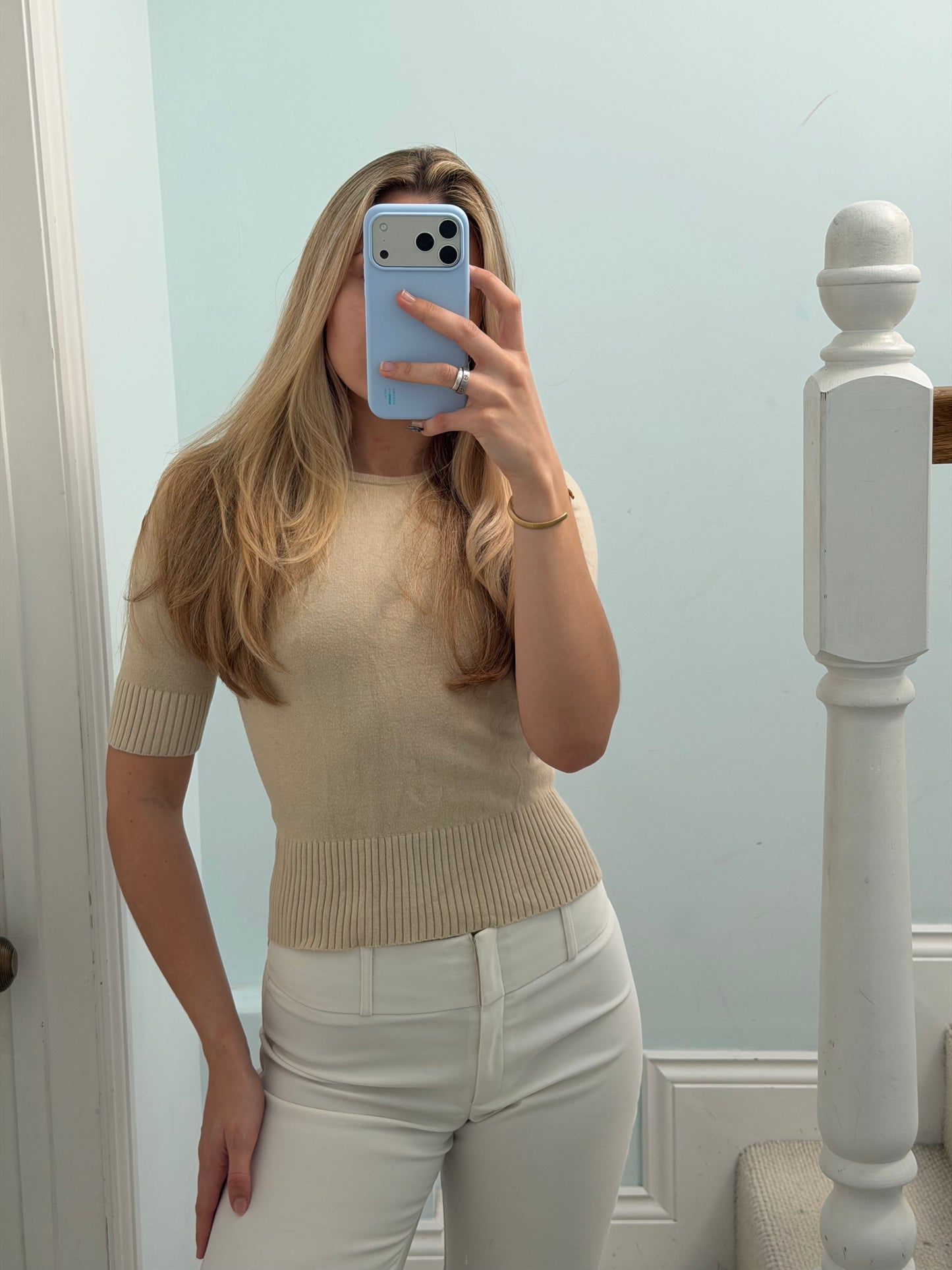 Soft Beige Knit Top (8)