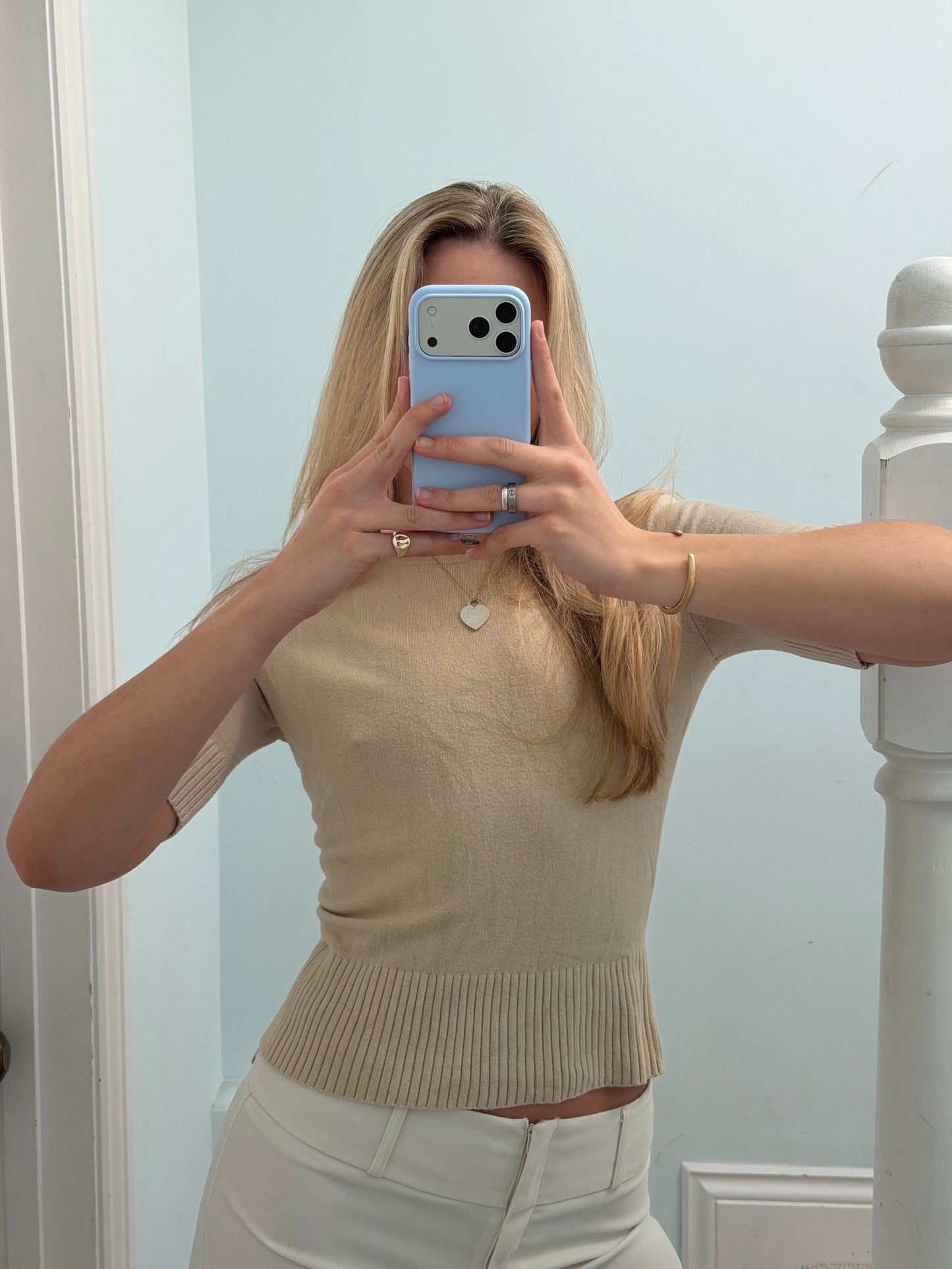 Soft Beige Knit Top (8)
