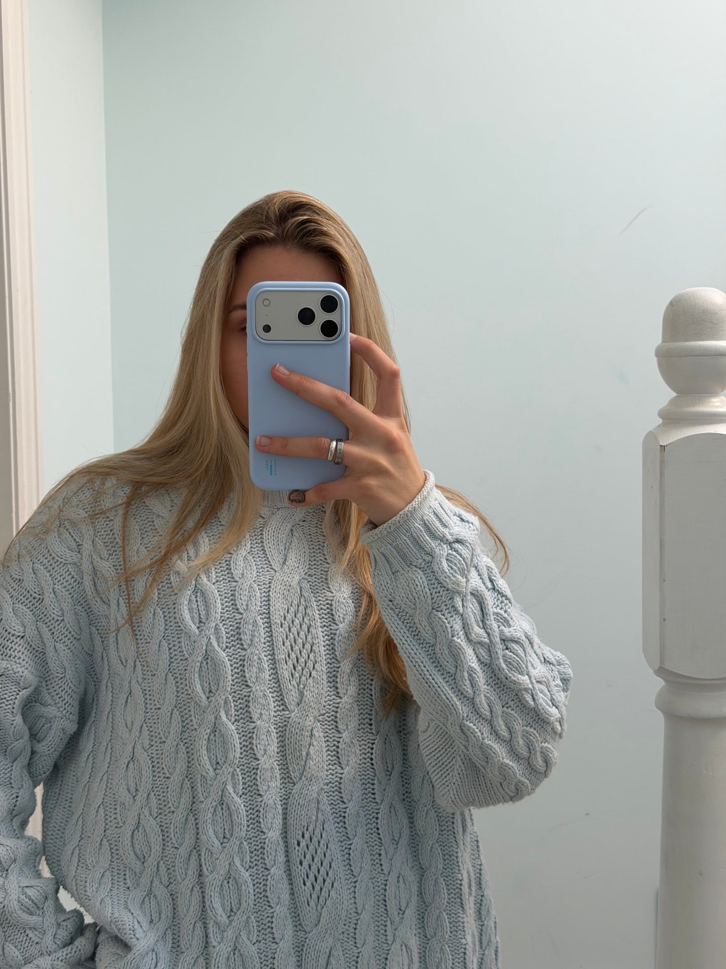 Sky Cable Knit Jumper (One Size)