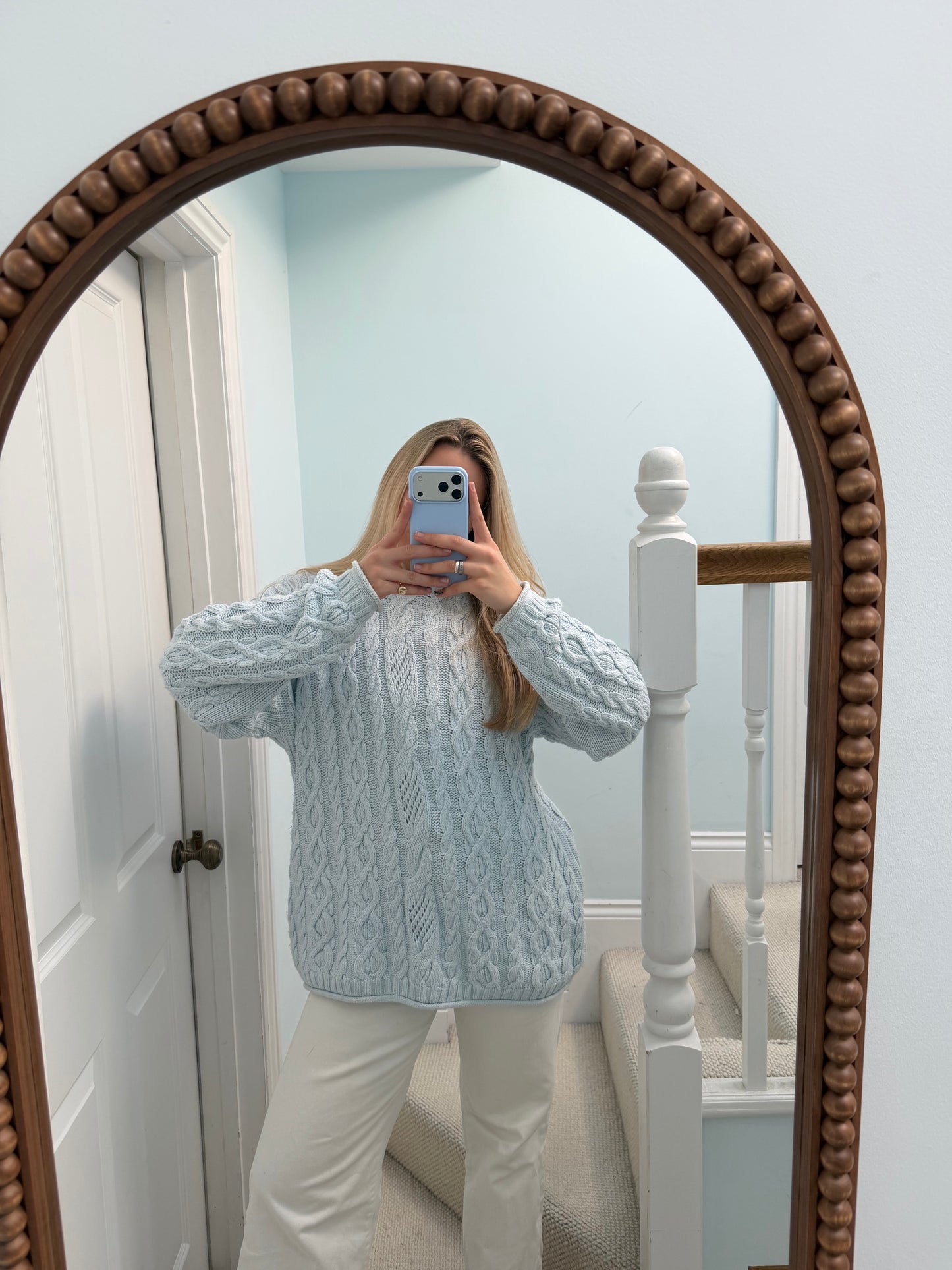 Sky Cable Knit Jumper (One Size)