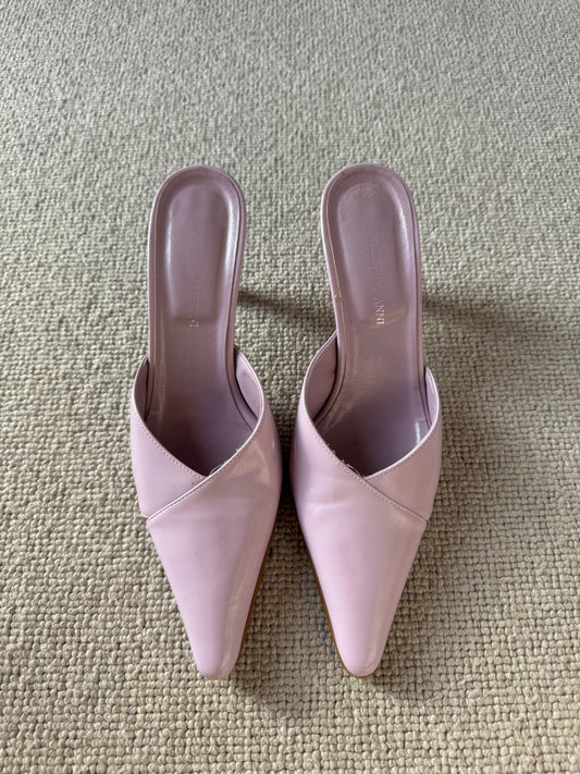 Lilac Heeled Mules (5)