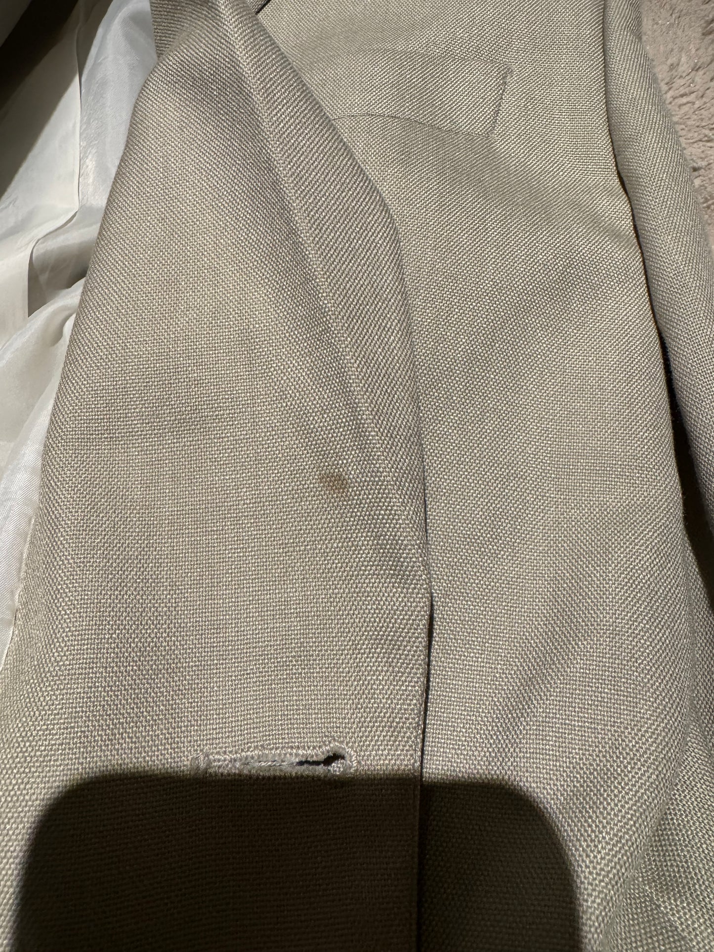 Oversized Beige Blazer (M)