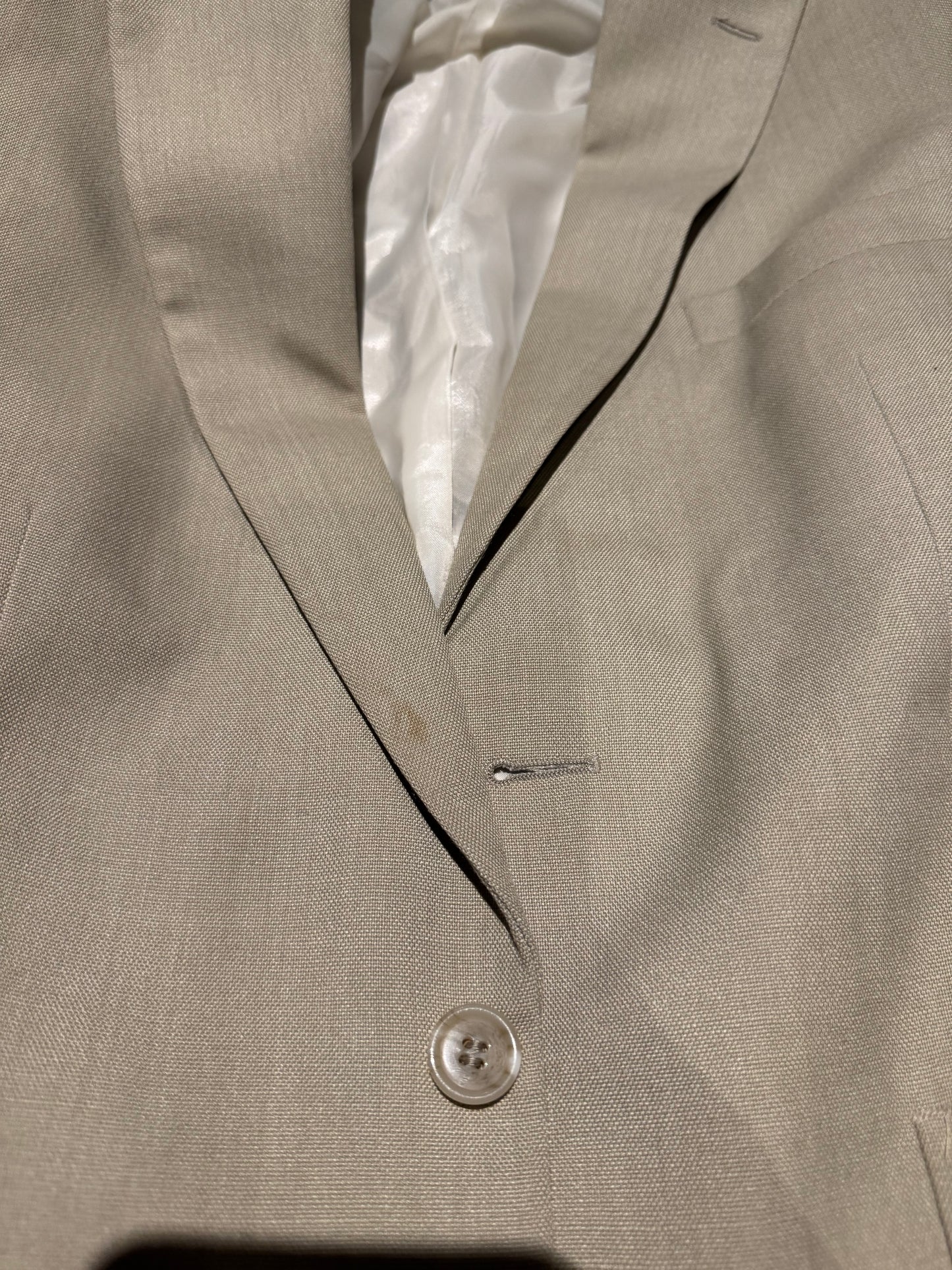 Oversized Beige Blazer (M)